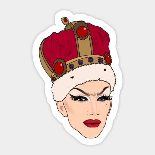 Sasha Velour Crown Sticker